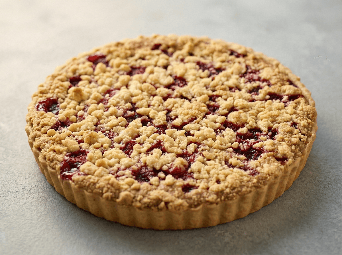 Малиновый Пирог с Штрейзелем