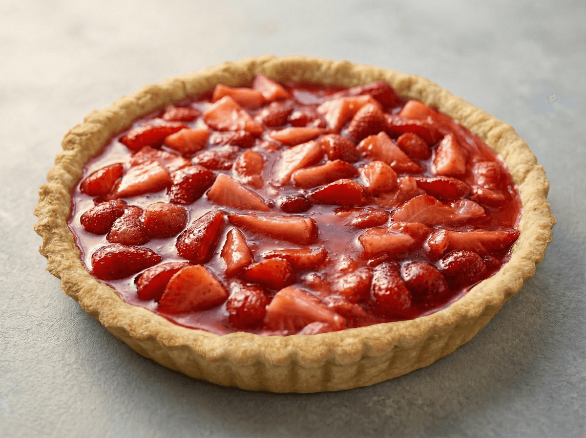 Творожный с Конфи из Клубники